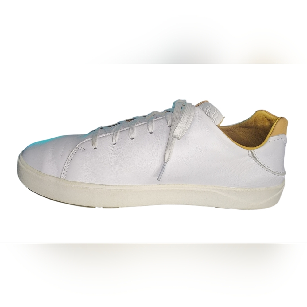 Olukai Lae‘ahi Lī ‘Ili Leather Sneakers, Mens 13 - Picture 8 of 10